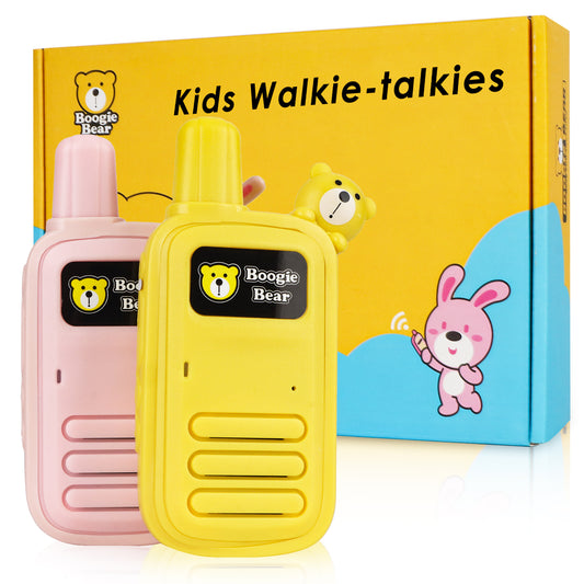 UNIPRIMEBBQ - Walkie Talkies for Kids,2 Way Radio,3 km Long Range Kids Toys,Kids Toys for Girls,Christmas Gifts 2 Pack