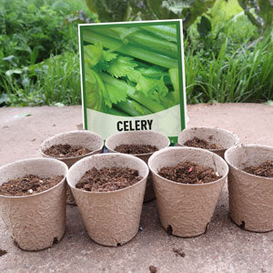 UNIPRIMEBBQ Peat Pots for Seedlings 100 Packs, Seed Starter Pots 3.15 Inch Biodegradable Nursery Pots, Seedling Tray Kits with 20 Pcs White Plant Labels for Plant Seedling Saplings